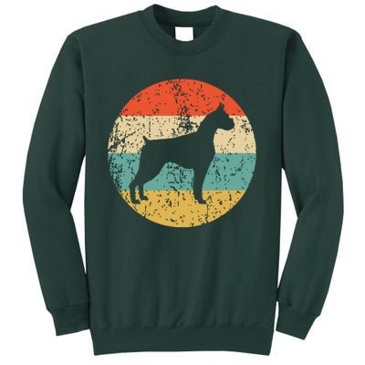 Boxer Vintage Retro Boxer Dog Tall Sweatshirt