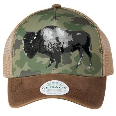 Buffalo Vintage Retro American Bison Legacy Tie Dye Trucker Hat