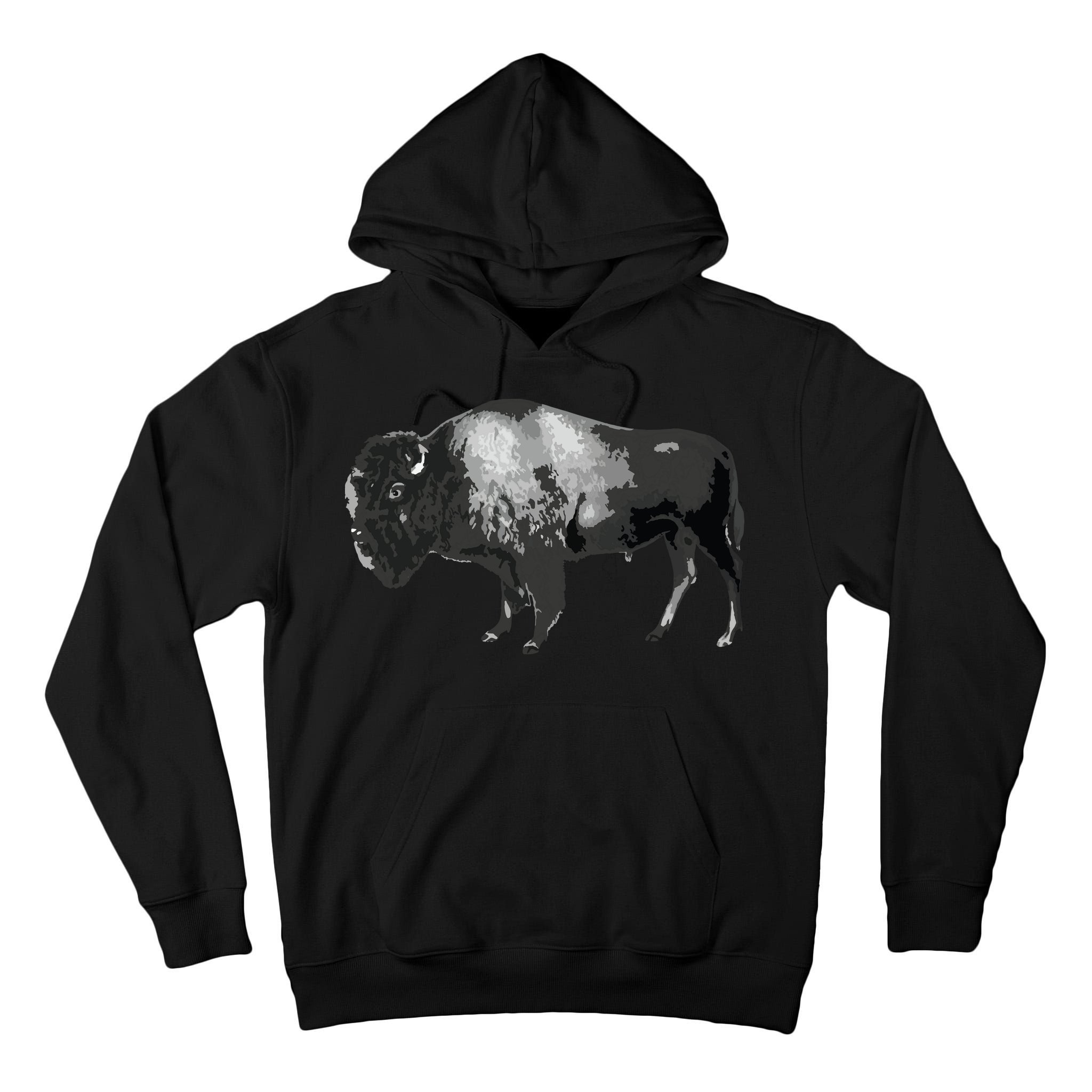 Buffalo Vintage Retro American Bison Tall Hoodie