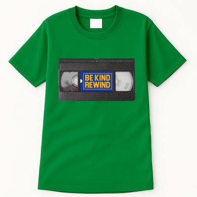 Blockbuster Video Rental Vhs Be Kind Rewind Stickers Tall T-Shirt