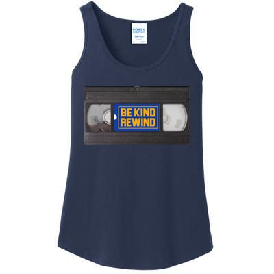 Blockbuster Video Rental Vhs Be Kind Rewind Stickers Ladies Essential Tank