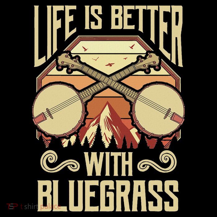 Banjo Vintage Retro Bluegrass Music Fans Banjo Player T-Shirt