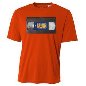 Blockbuster Video Rental Vhs Be Kind Rewind Stickers Cooling Performance Crew T-Shirt