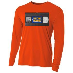 Blockbuster Video Rental Vhs Be Kind Rewind Stickers Cooling Performance Long Sleeve Crew