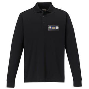 Blockbuster Video Rental Vhs Be Kind Rewind Stickers Performance Long Sleeve Polo