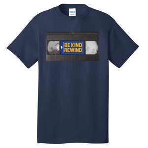 Blockbuster Video Rental Vhs Be Kind Rewind Stickers Tall T-Shirt