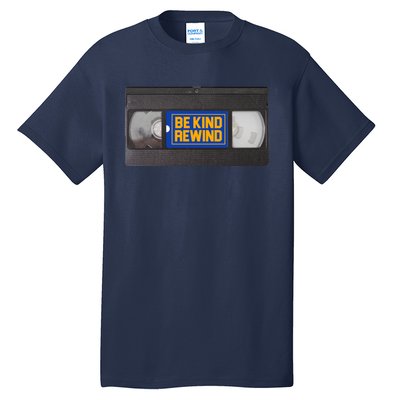 Blockbuster Video Rental Vhs Be Kind Rewind Stickers Tall T-Shirt