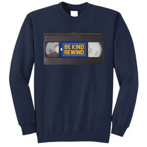 Blockbuster Video Rental Vhs Be Kind Rewind Stickers Tall Sweatshirt