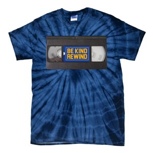 Blockbuster Video Rental Vhs Be Kind Rewind Stickers Tie-Dye T-Shirt