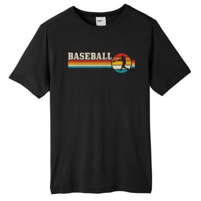 Baseball Vintage Retro Baseball Player Coach Gift Tall Fusion ChromaSoft Performance T-Shirt