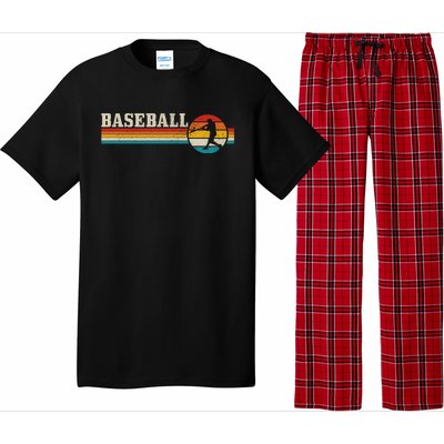 Baseball Vintage Retro Baseball Player Coach Gift Pajama Set