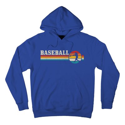 Baseball Vintage Retro Baseball Player Coach Gift Hoodie