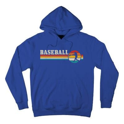 Baseball Vintage Retro Baseball Player Coach Gift Tall Hoodie