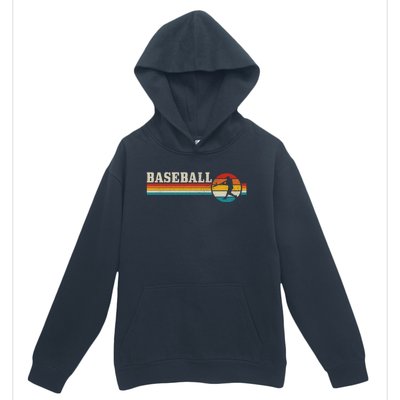 Baseball Vintage Retro Baseball Player Coach Gift Urban Pullover Hoodie