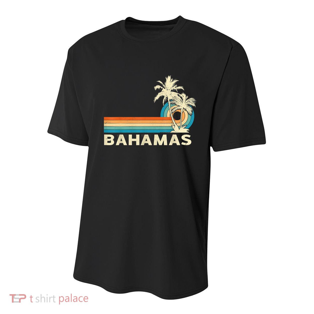 Bahamas Vacation Retro 80s Beach Souvenir Youth Performance Sprint T-Shirt