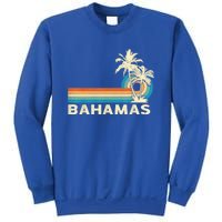 Bahamas Vacation Retro 80s Beach Souvenir Sweatshirt