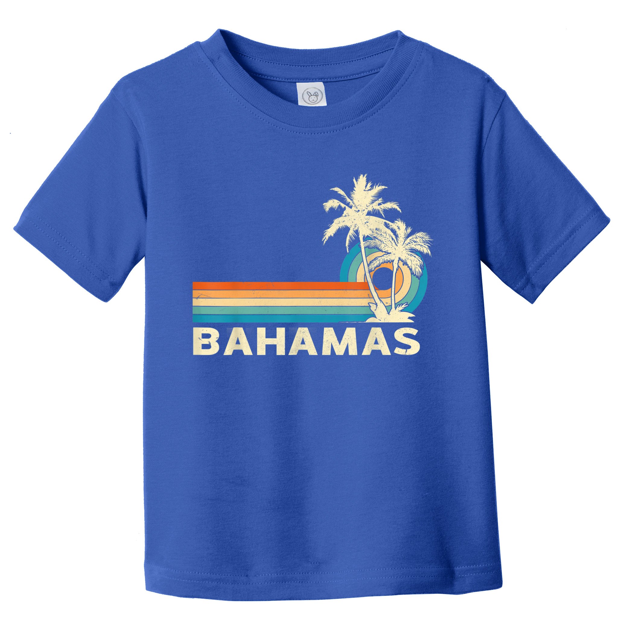 Bahamas Vacation Retro 80s Beach Souvenir Toddler T-Shirt