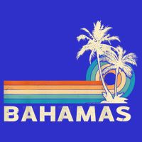 Bahamas Vacation Retro 80s Beach Souvenir Women's V-Neck T-Shirt