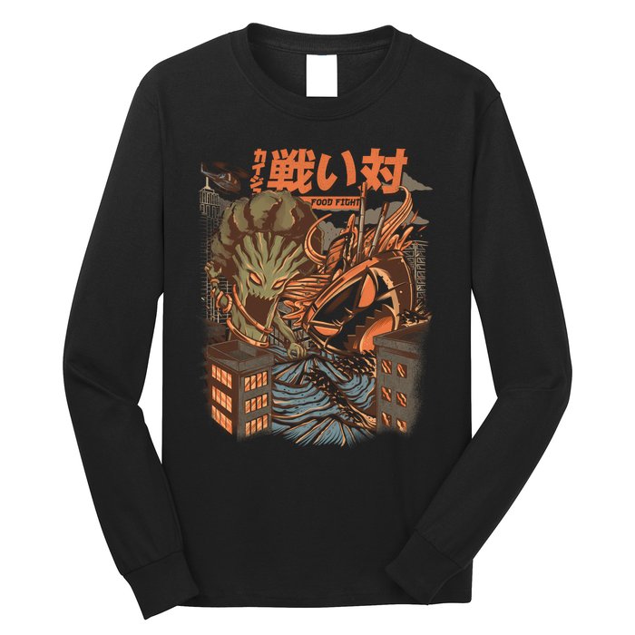 Brocco Vs Ramen Kaijus Long Sleeve Shirt