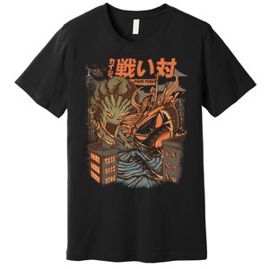 Brocco Vs Ramen Kaijus Premium T-Shirt