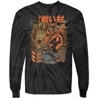 Brocco Vs Ramen Kaijus Tie-Dye Long Sleeve Shirt