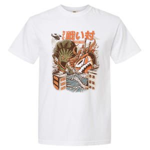 Brocco Vs Ramen Kaijus Garment-Dyed Heavyweight T-Shirt