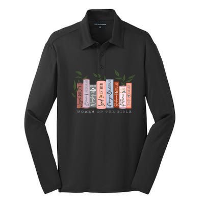 Bible Verse Religious Gift Christian Silk Touch Performance Long Sleeve Polo