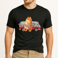 Beach Vibes Surfer Retro Van Performance Shirt