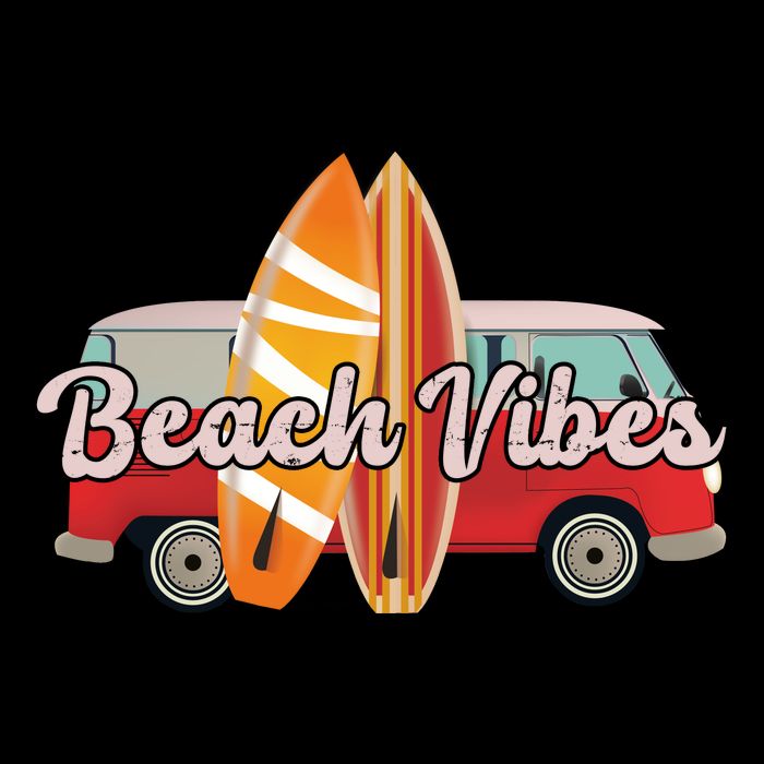 Beach Vibes Surfer Retro Van Impact Tech Backpack