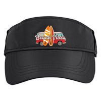 Beach Vibes Surfer Retro Van Adult Drive Performance Visor