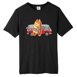 Beach Vibes Surfer Retro Van Tall Fusion ChromaSoft Performance T-Shirt