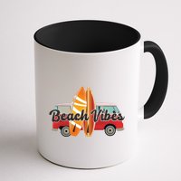 Beach Vibes Surfer Retro Van Mug