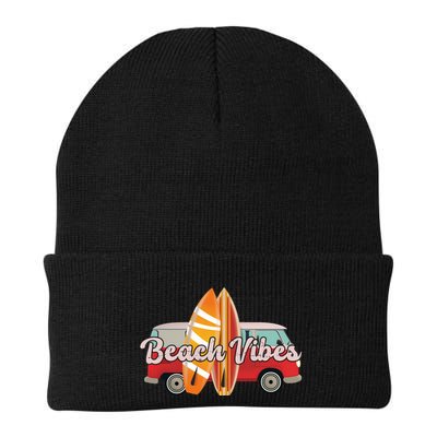 Beach Vibes Surfer Retro Van Beanie