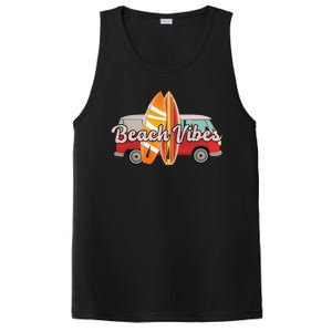 Beach Vibes Surfer Retro Van PosiCharge Competitor Tank