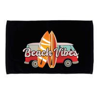 Beach Vibes Surfer Retro Van Microfiber Hand Towel