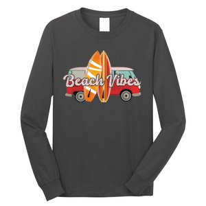 Beach Vibes Surfer Retro Van Long Sleeve Shirt