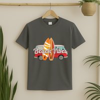 Beach Vibes Surfer Retro Van T-Shirt