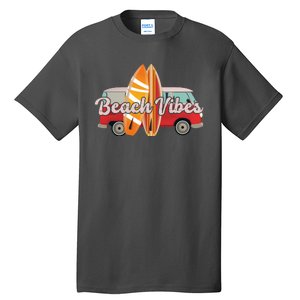 Beach Vibes Surfer Retro Van Tall T-Shirt