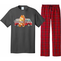 Beach Vibes Surfer Retro Van Pajama Set