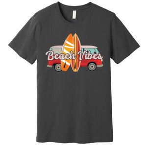 Beach Vibes Surfer Retro Van Premium T-Shirt