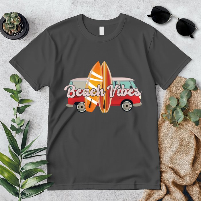 Beach Vibes Surfer Retro Van Premium T-Shirt