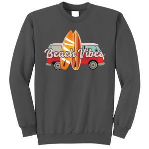 Beach Vibes Surfer Retro Van Tall Sweatshirt