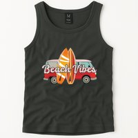 Beach Vibes Surfer Retro Van Tank Top
