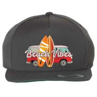 Beach Vibes Surfer Retro Van Wool Snapback Cap
