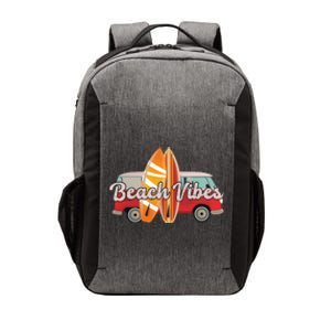 Beach Vibes Surfer Retro Van Vector Backpack