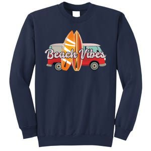 Beach Vibes Surfer Retro Van Sweatshirt