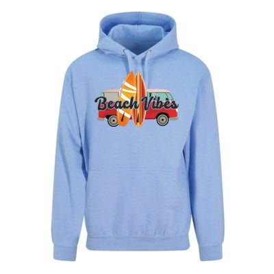 Beach Vibes Surfer Retro Van Unisex Surf Hoodie