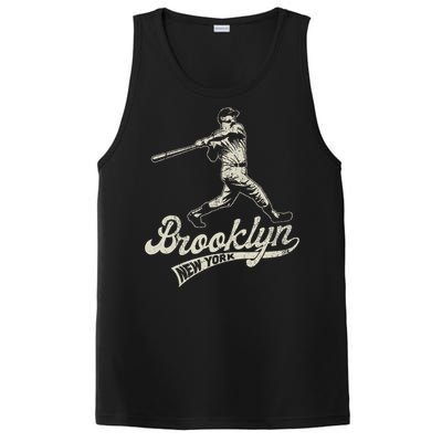 Baseball Vintage Style Brooklyn PosiCharge Competitor Tank