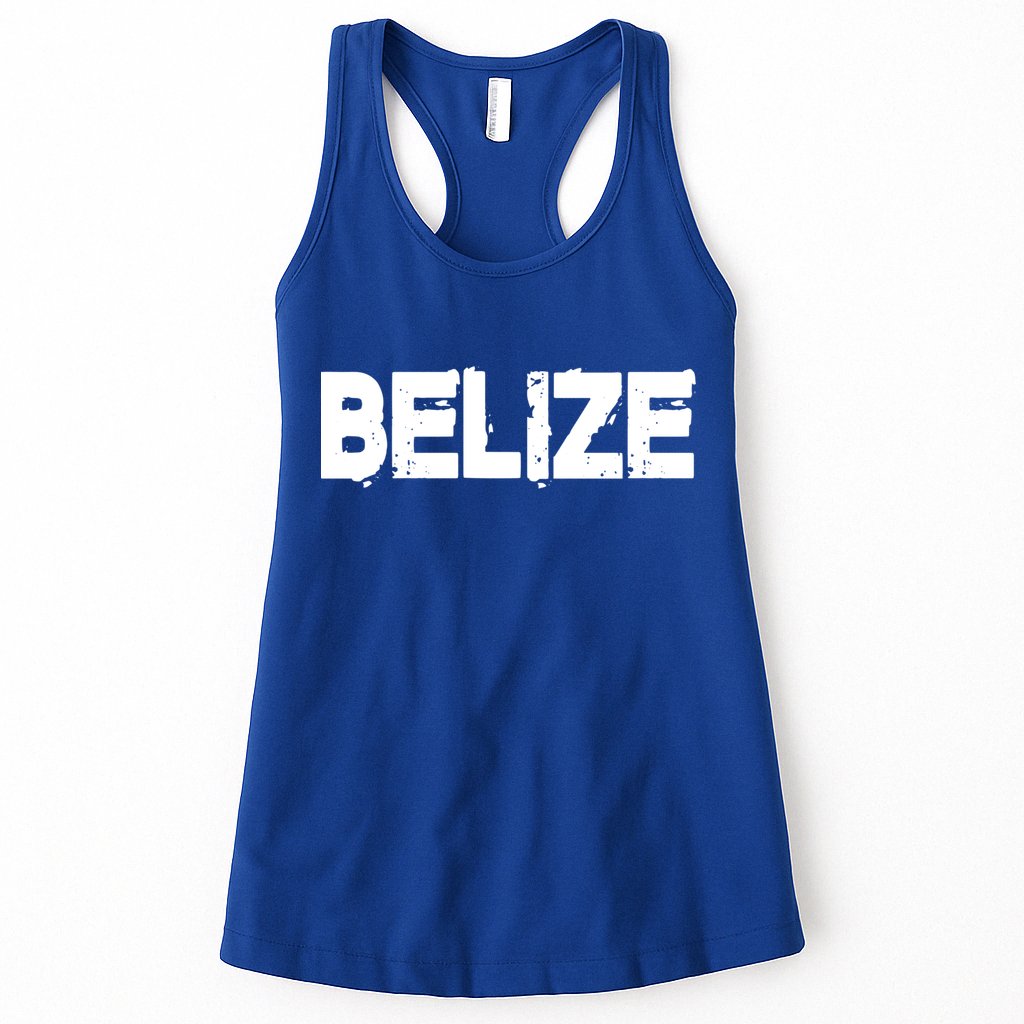 Belize Vintage Style Funny Gift Family Vacation Gift Womens Tank Top