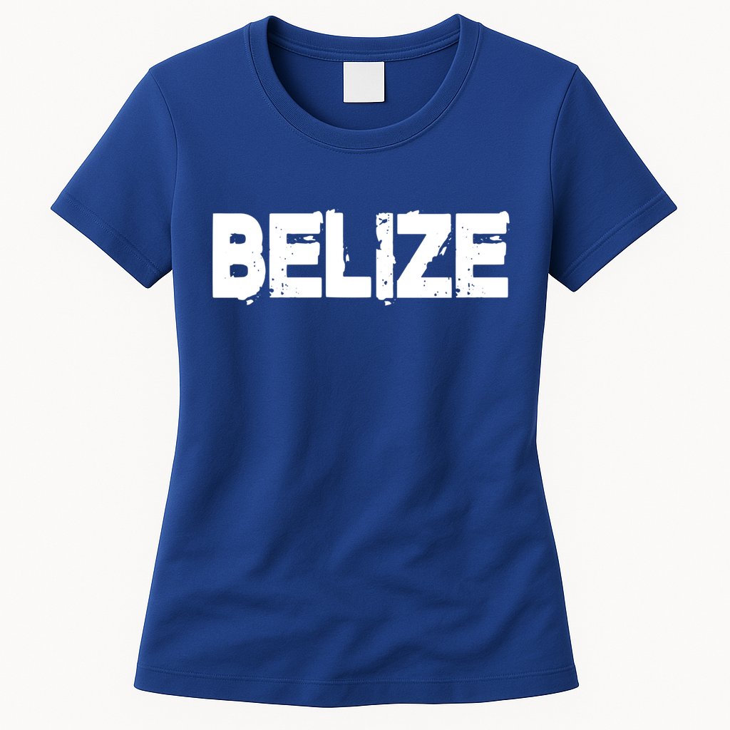 Belize Vintage Style Funny Gift Family Vacation Gift Womens T-Shirt